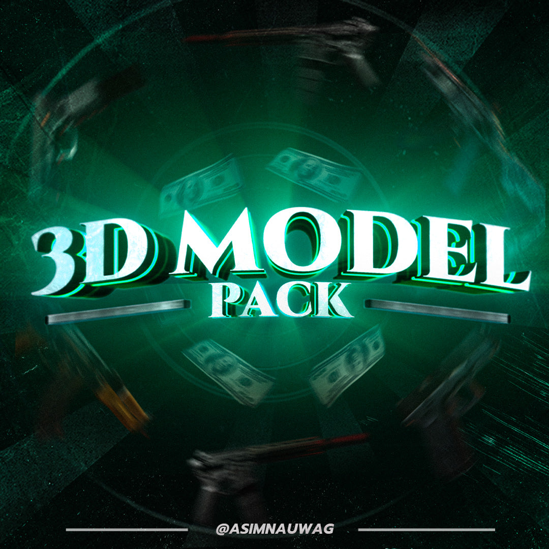 Model Pack. Shop 3D Model Pack – Asim Nauwag