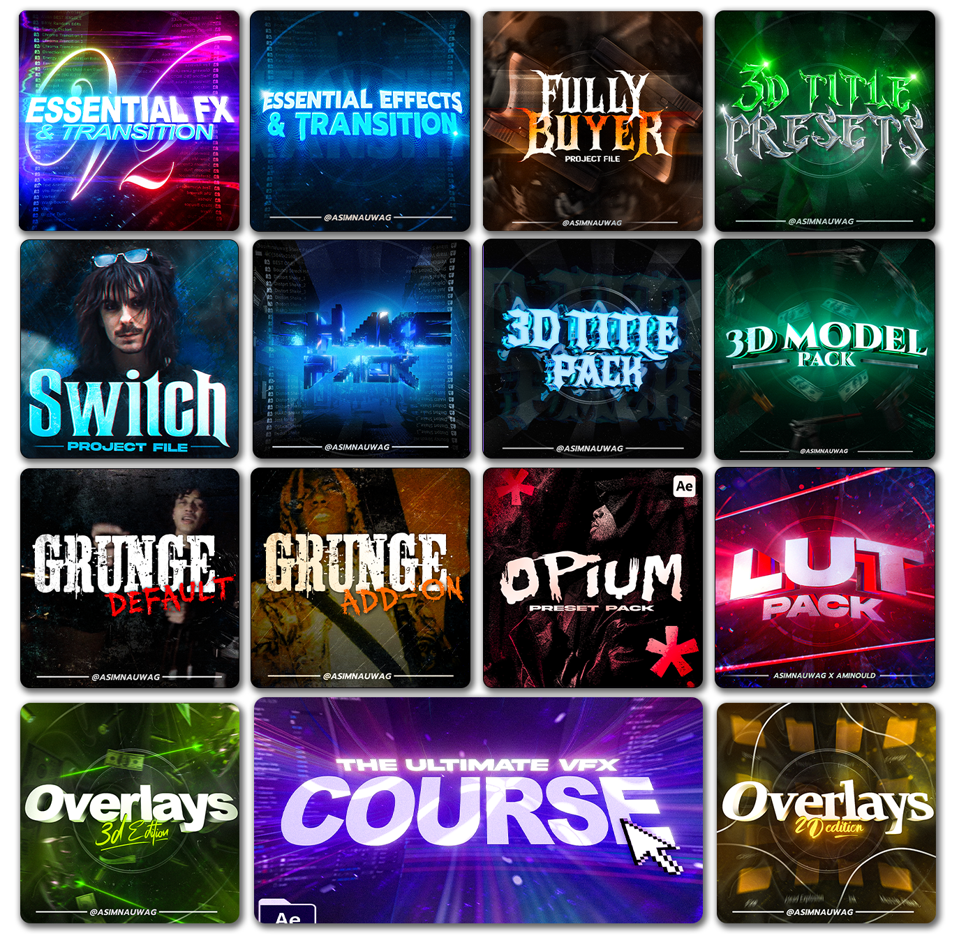 ALL-IN-ONE BUNDLE & VFX COURSE + Auto-MVE