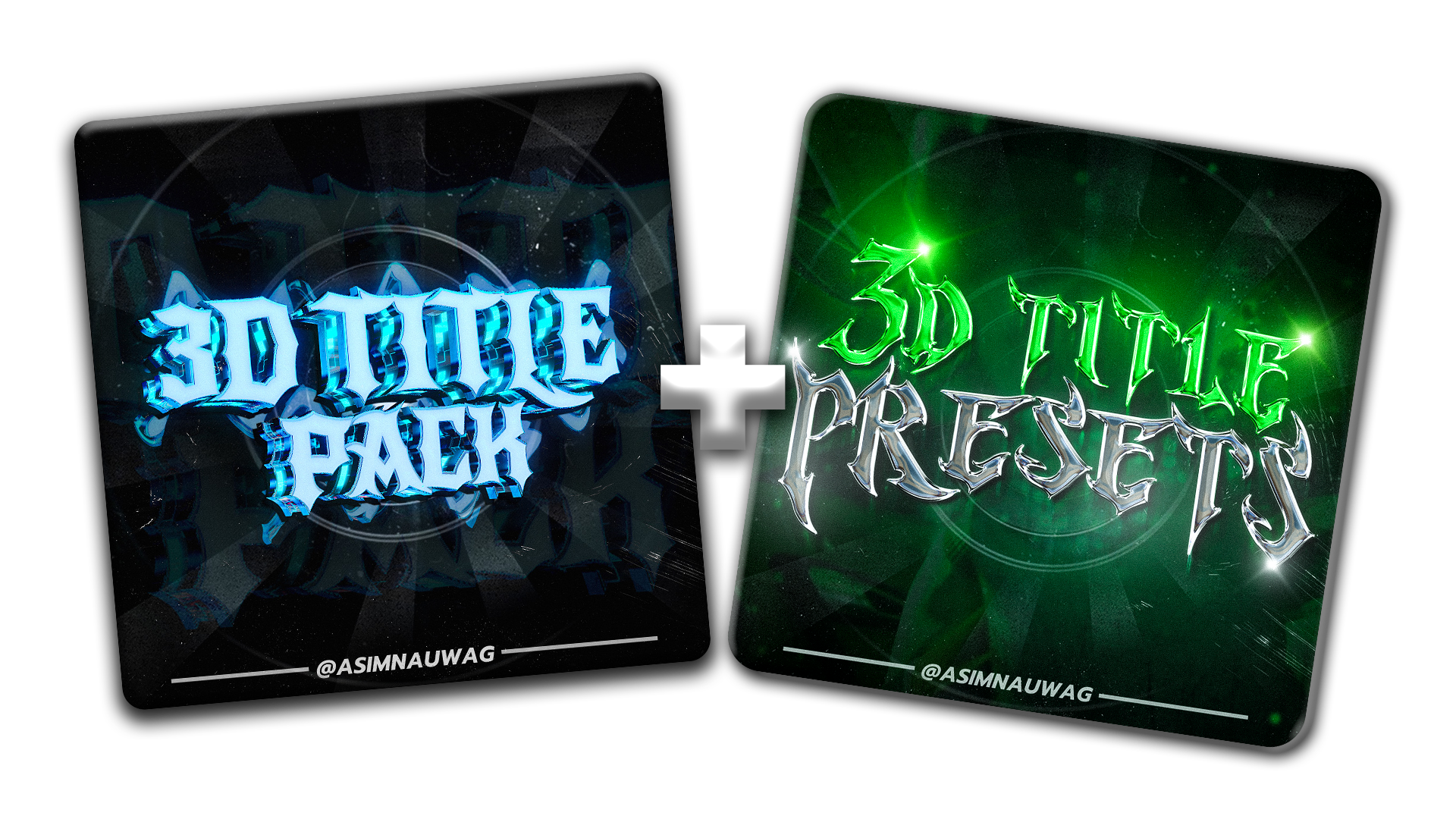 THE ULTIMATE 3D TITLE CARD BUNDLE